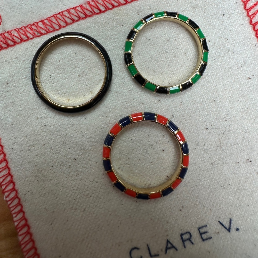Clare V. Stackable Rings (sold together)